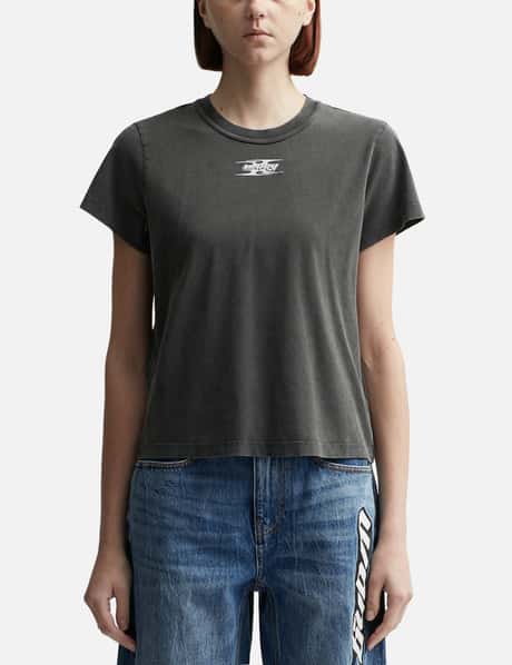 T By Alexander Wang Blade Logo-embossed T-shirt