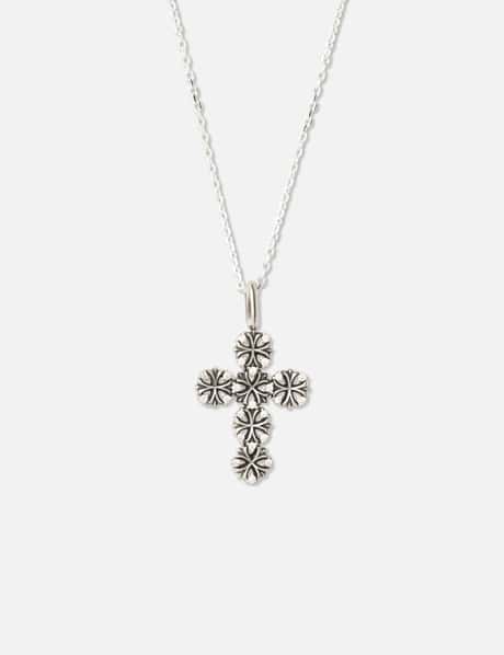 Maltese-Cross Quadruplets Cross Pendant Necklace view 5
