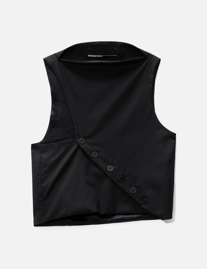 Spencer Badu Twisted Vest In Black