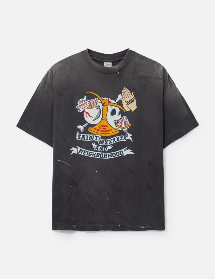 Mxxxxxx × NEIGHBORHOOD STHD.Pray Short Sleeve T-Shirt