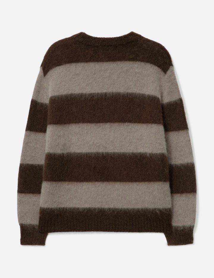 Wool Mohair Striped Knit Sweater Placeholder Image
