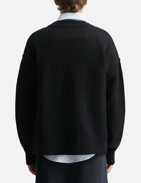 Cardigan With Contrasted Ami De Coeur view 12