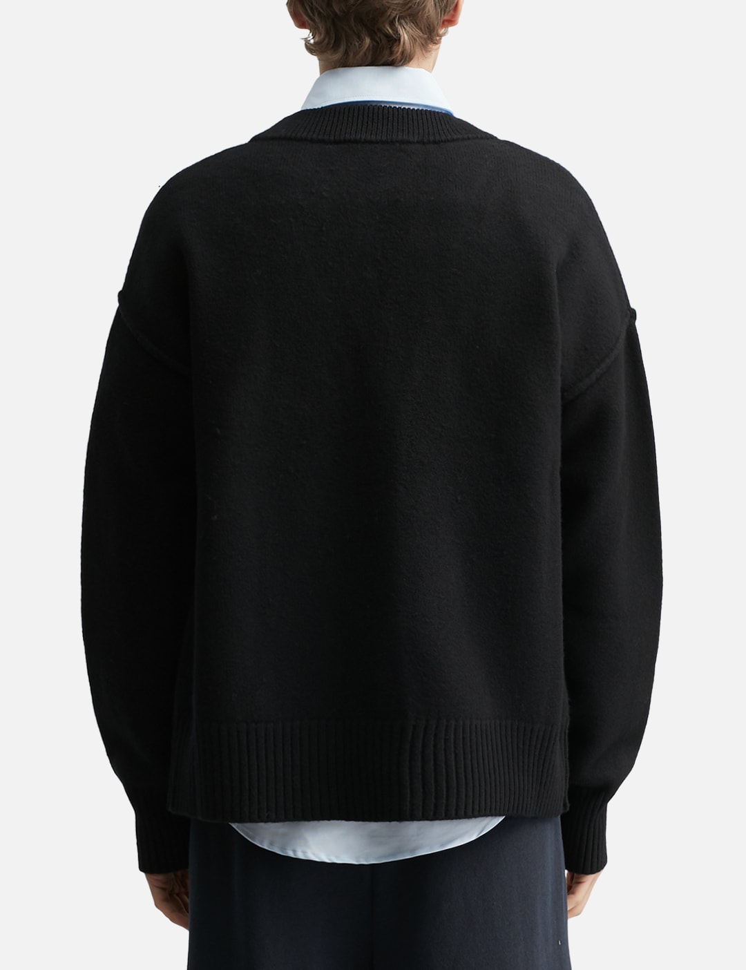 Cardigan With Contrasted Ami De Coeur view 13