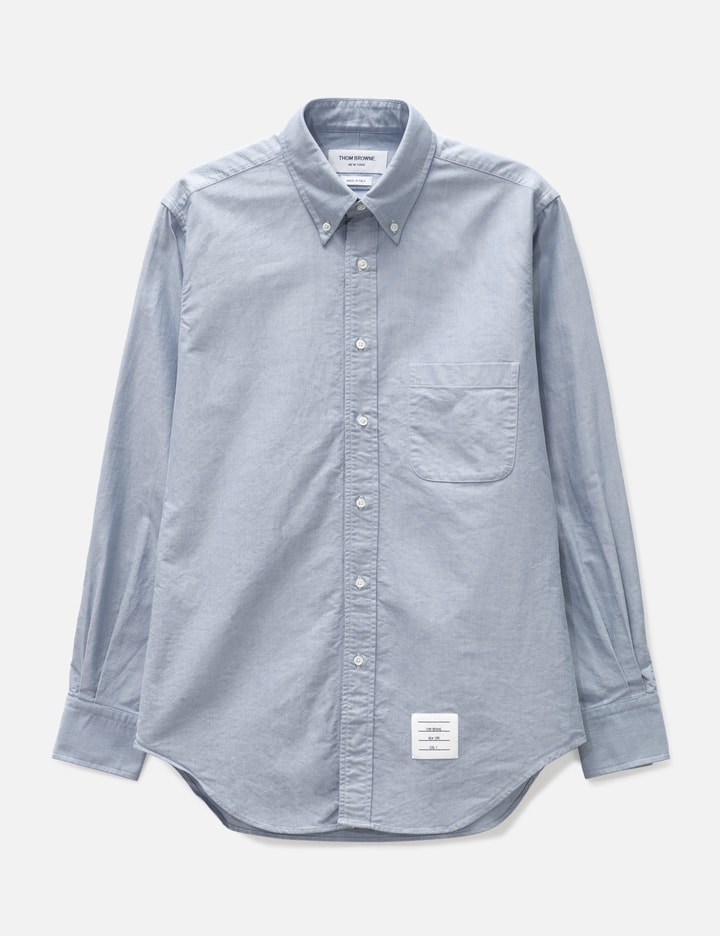 Shop Thom Browne Oxford Shirt In Blue