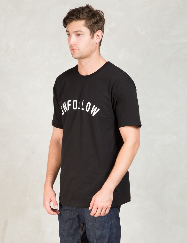 Black Unfollow T-Shirt Placeholder Image