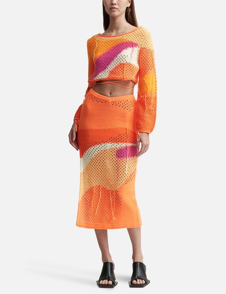 POMPELMO SUNSET KNIT SKIRT Placeholder Image