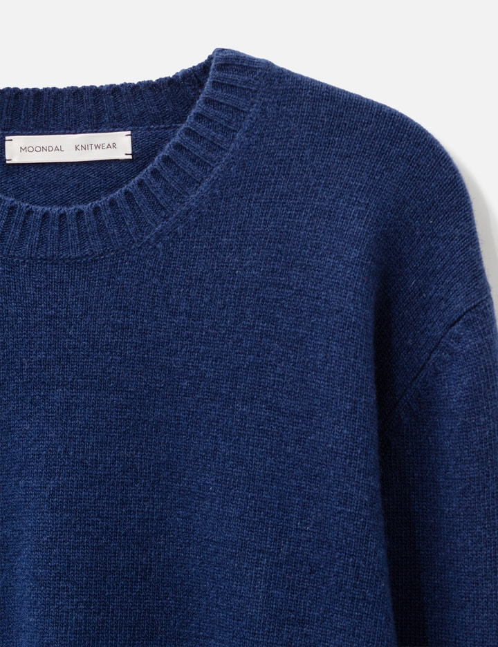 Moondal 15 Classic Round Knit In Navy