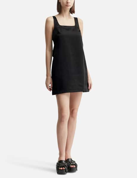 knee length dresses for ladies THE MINI SATIN SHIFT