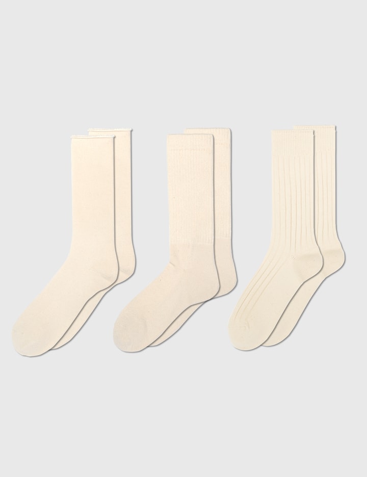 Oganic Daily 3 Pack Crew Socks Placeholder Image