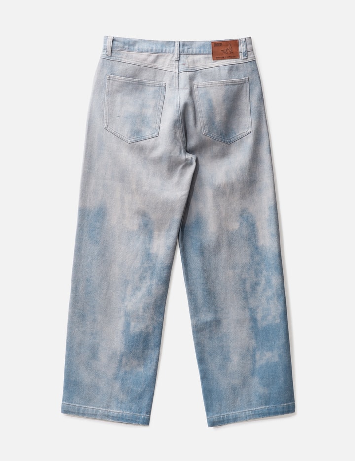 Shop Kidsuper Performers Distressed Jeans In Blue