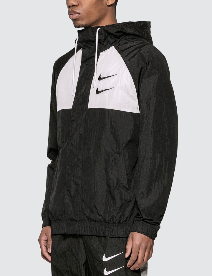 Nike - Nike Sportswear Swoosh Woven Jacket  HBX - Globally Curated Fashion  and Lifestyle by Hypebeast