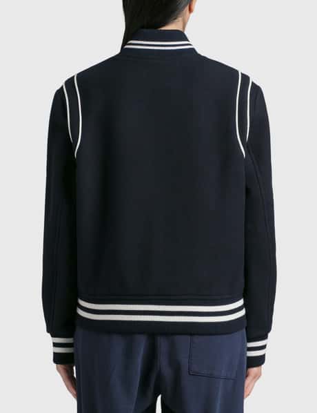 Sporty & Rich - MONACO VARSITY JACKET | HBX - Globally Curated 
