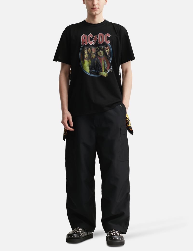 2025SSJUNYA WATANABE MAN AC/DC Tシャツ Lサイズ