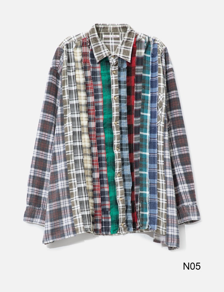 Needles Flannel Shirt - Ribbon Wide Shirt