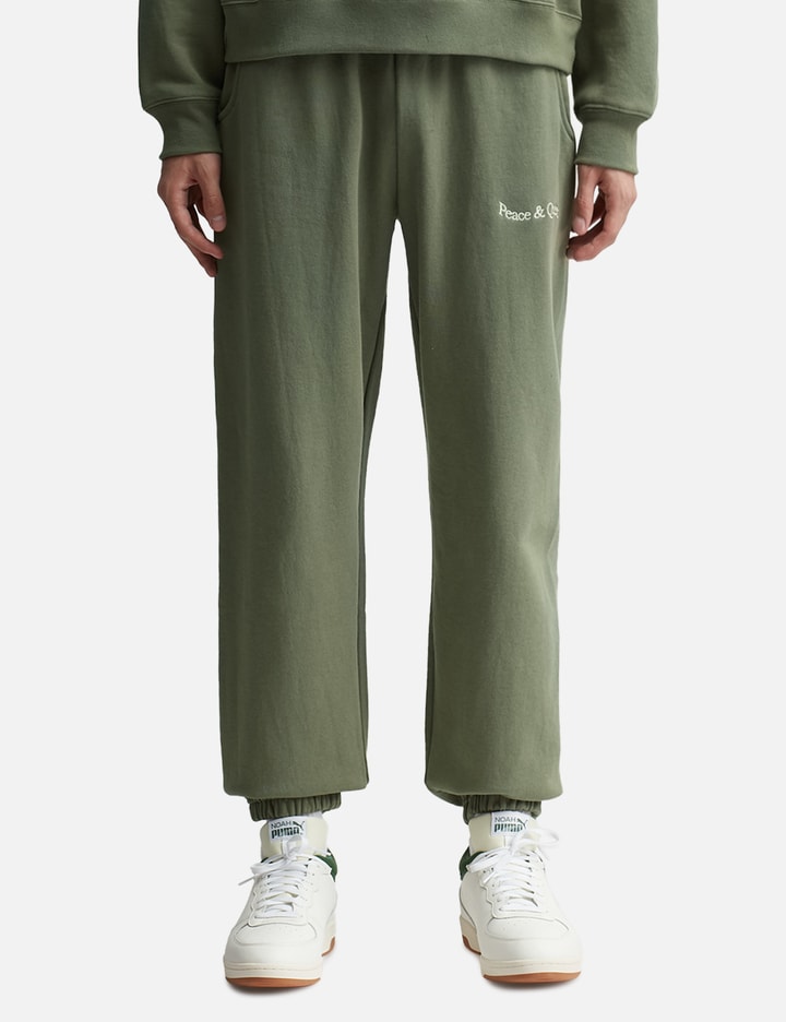 Museum Of Peace & Quiet Wordmark Sweatpants In Green