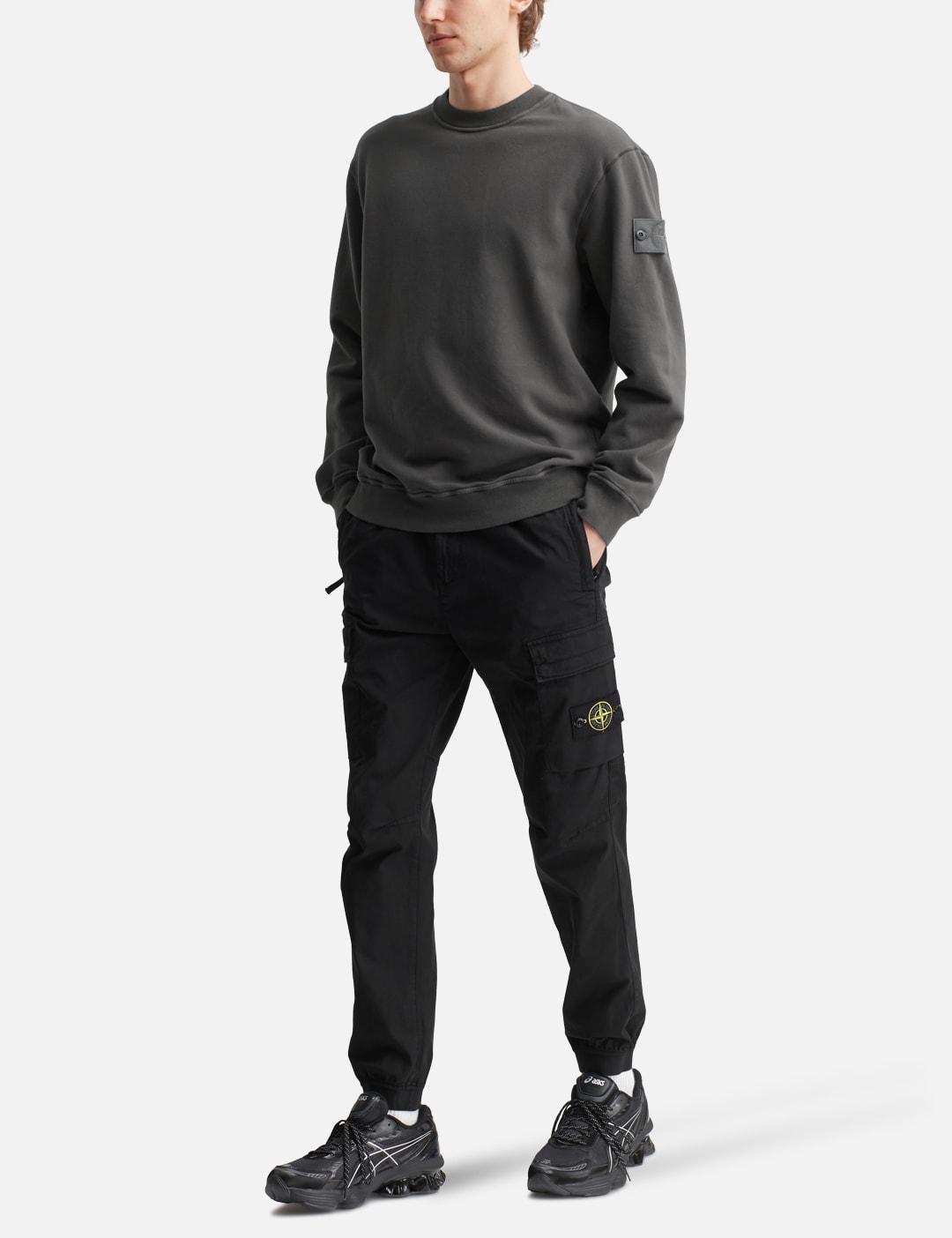 Stretch Cotton Tela 'Paracadute' Cargo Trousers view 20