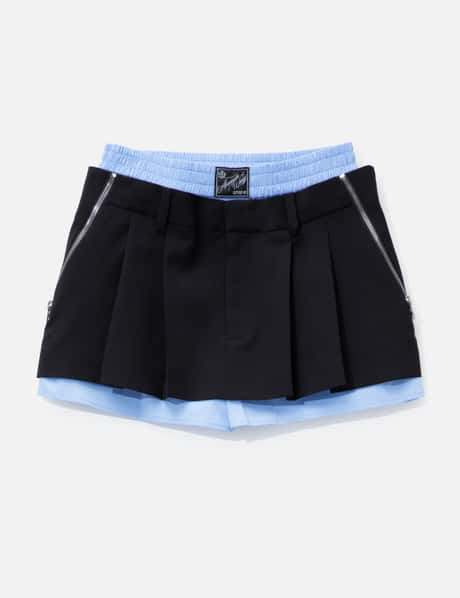 Pre-Styled Pleated Skort With Zipper Details view 6