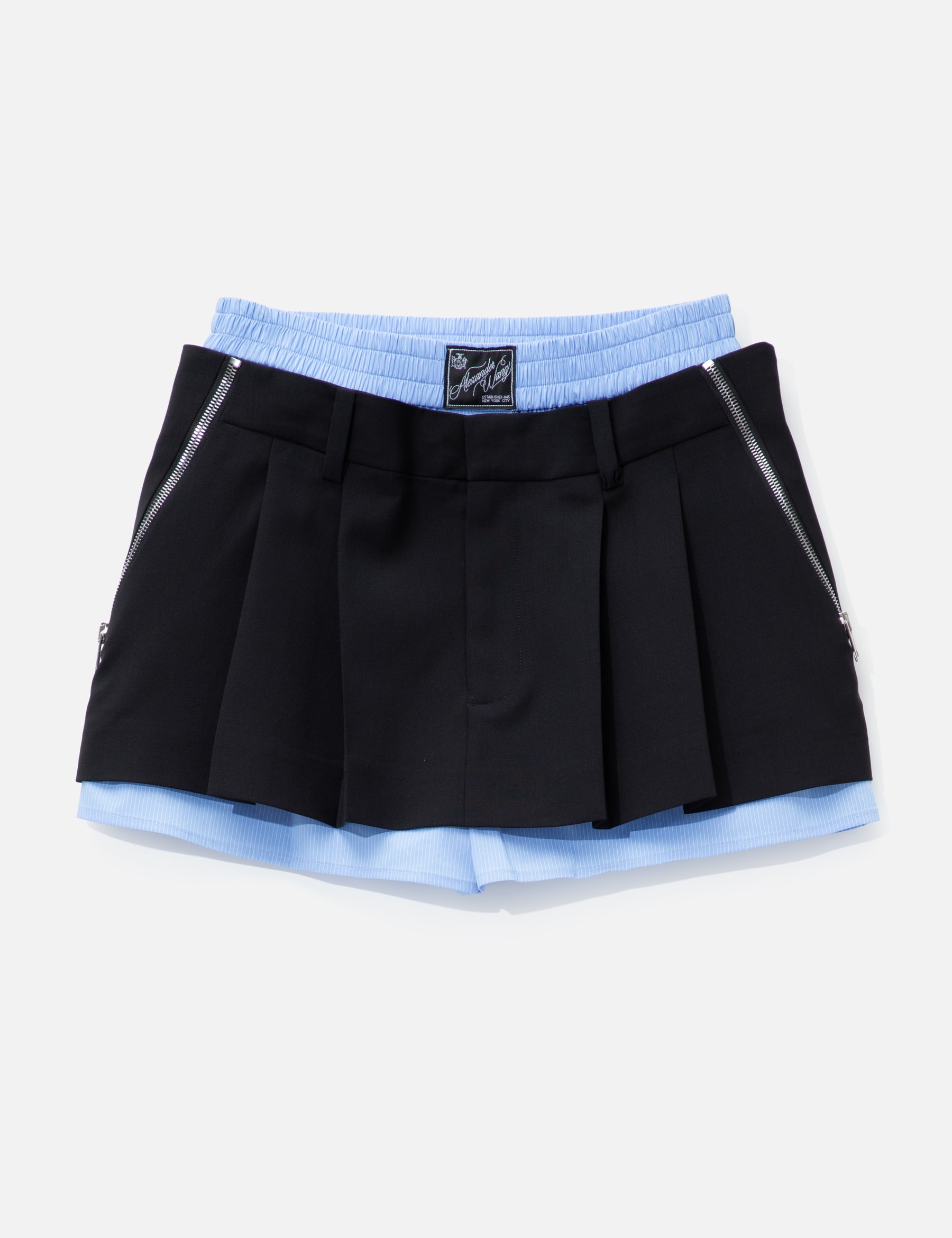 Pre-Styled Pleated Skort With Zipper Details view 16