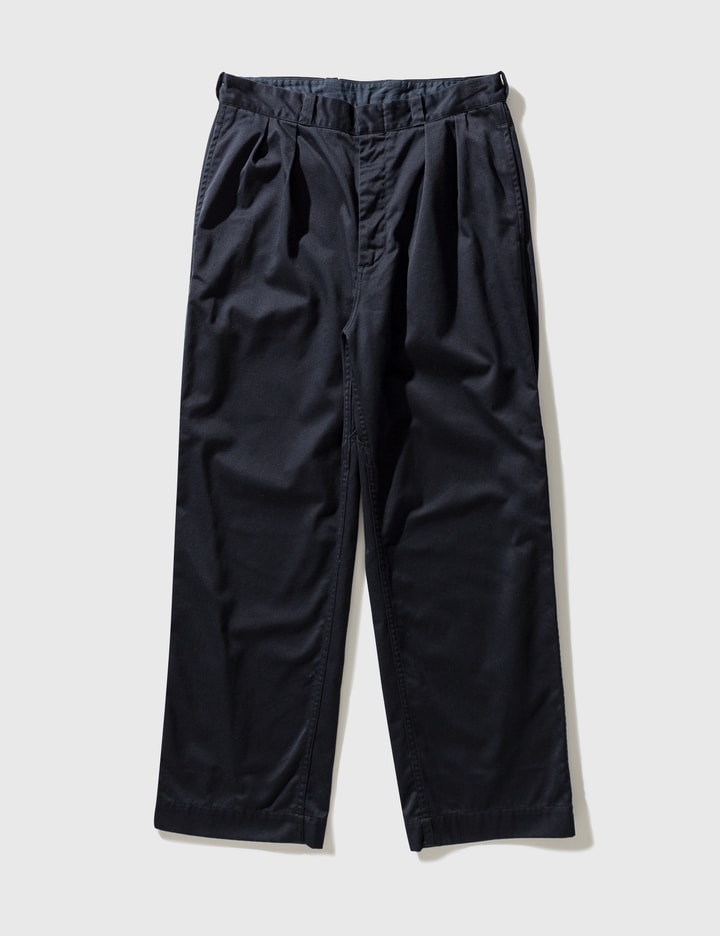 Double Pleat Wide Chino Pants Placeholder Image