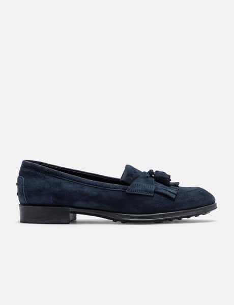 Tod's TOD'S NAVY LOAFERS