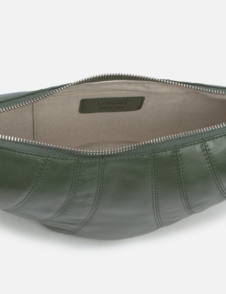 Shop Lemaire Small Croissant Bag In Green