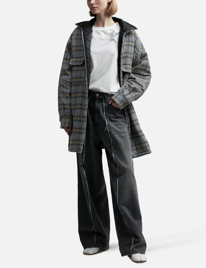 Quilted Checked Flannel Jacket Placeholder Image