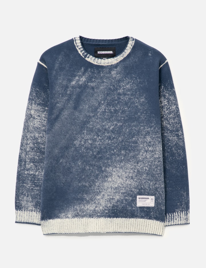 NEIGHBORHOOD Pigment Bleed Crewneck Sweater