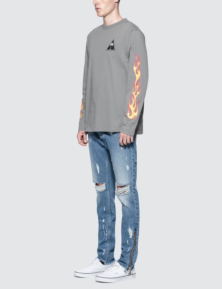 Palms And Flames L/S T-Shirt Placeholder Image