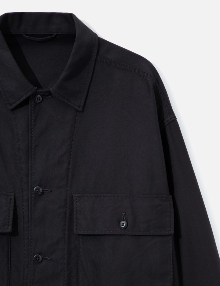 Kaptain Sunshine Cotton Satin Field Shirt Jacket
