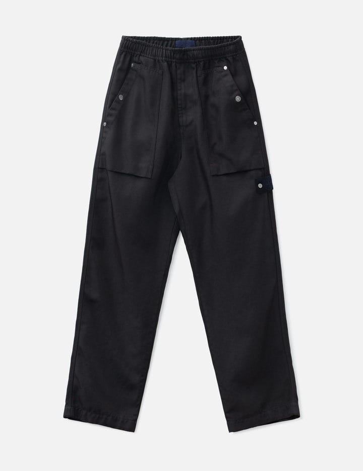 Stone Island Dense Oxford Nylon Loose Fit Fatigue Pants