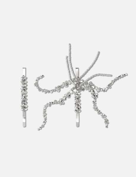 Vepra Silver Hairclips view 5