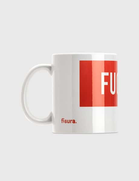 Fisura "Fuck Off" Mug – White/Red