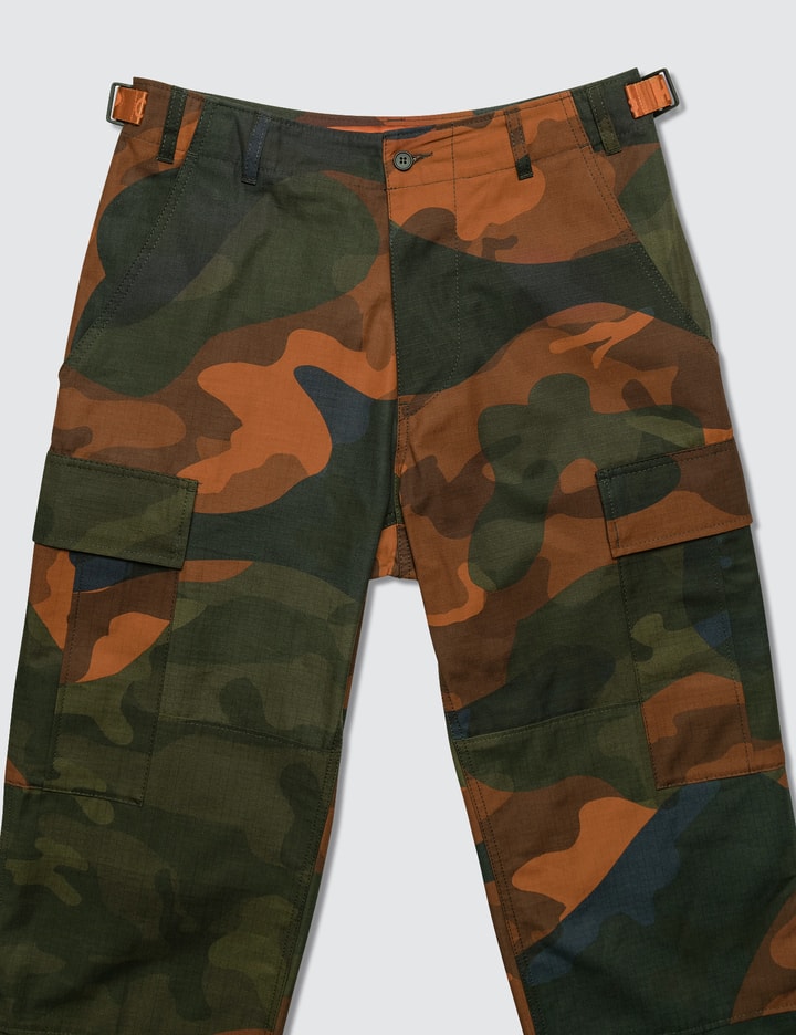 Ctnmb Orange Camo Cargo Pants Placeholder Image