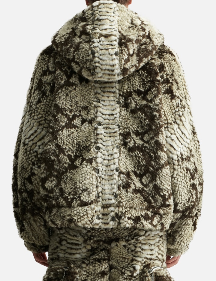 Snakes Jacket 2.0 Faux Fur Jacket With Hood Placeholder Image