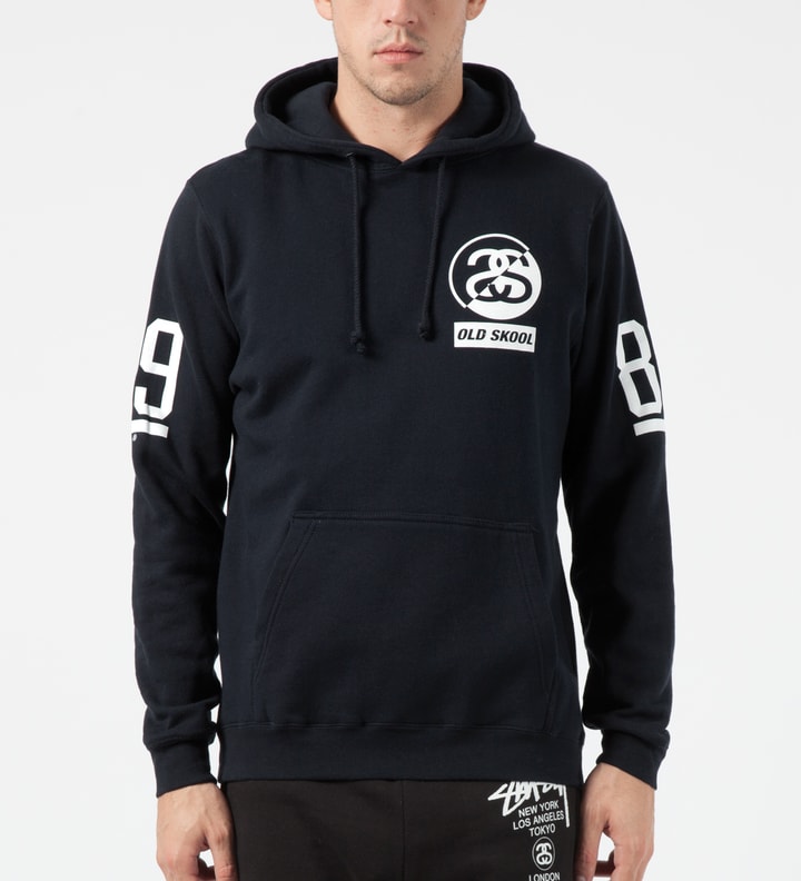 Navy SS Old Skool Hoodie Placeholder Image