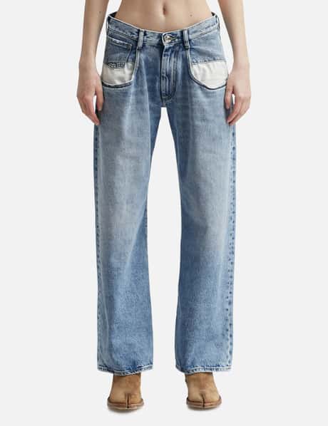 Maison Margiela Straight Jeans With Contrasting Pockets