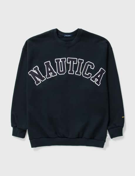 Nautica JP Arch Logo Crewneck Sweatshirt -HBX LTD-