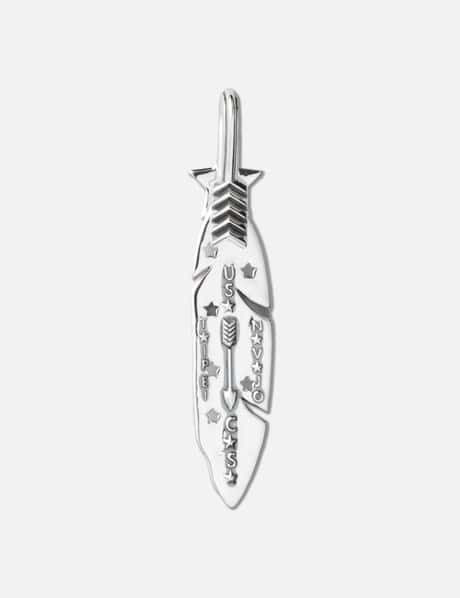 Cs Navajo Sheriff Star Arrow Feather Pendant – Starry Taipei view 6