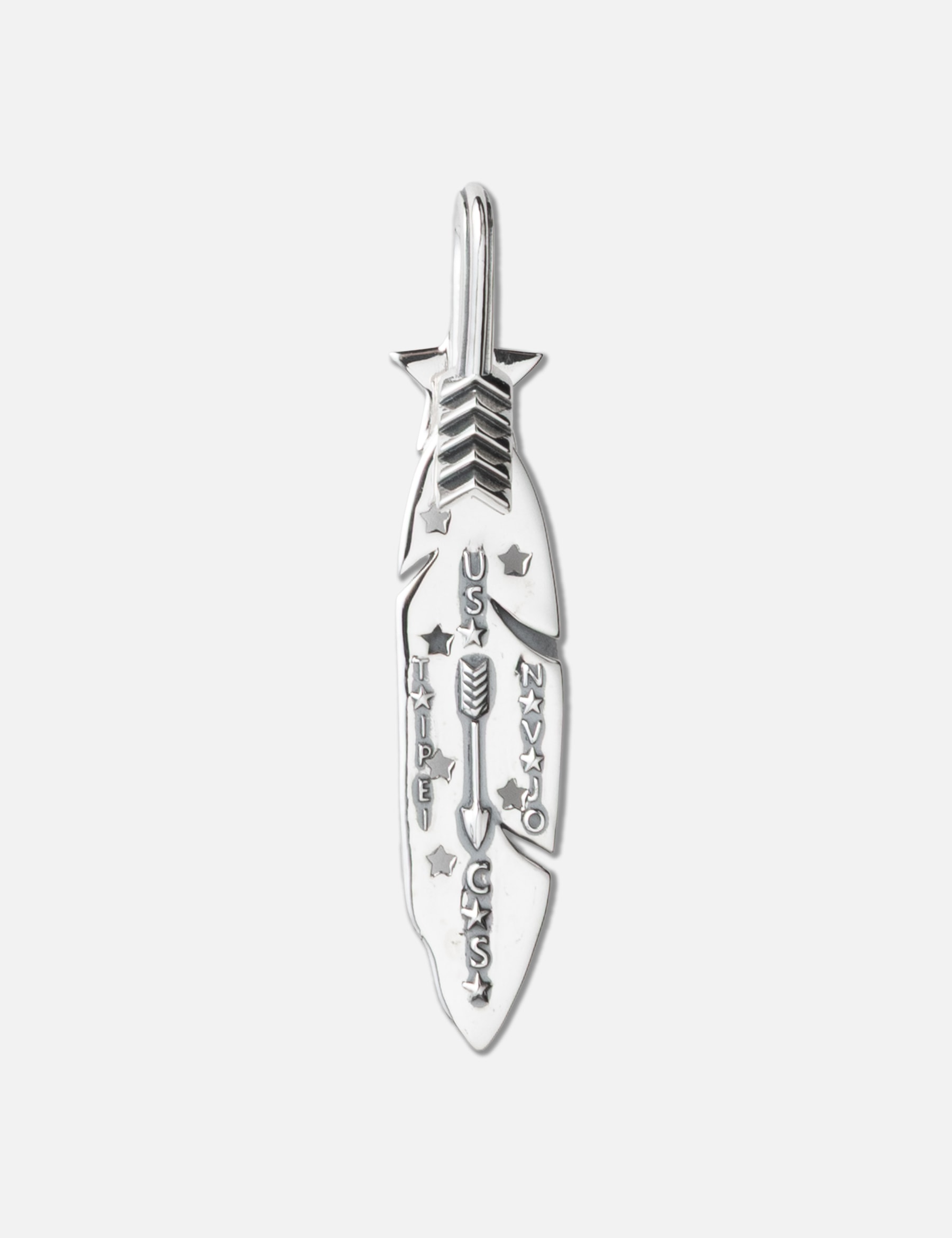 Cs Navajo Sheriff Star Arrow Feather Pendant – Starry Taipei view 11