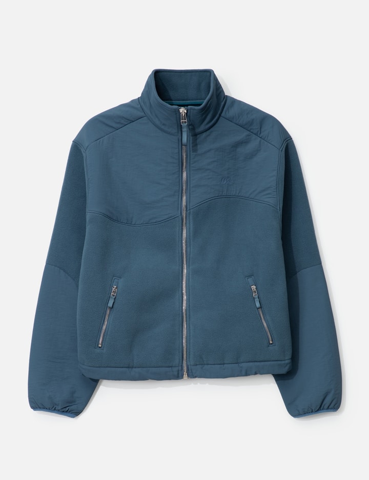 Dime Heavyweight Fleece Jacket In Blue