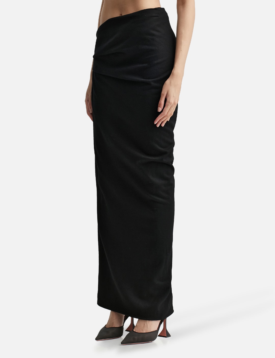 Wool Skirt Black view 14