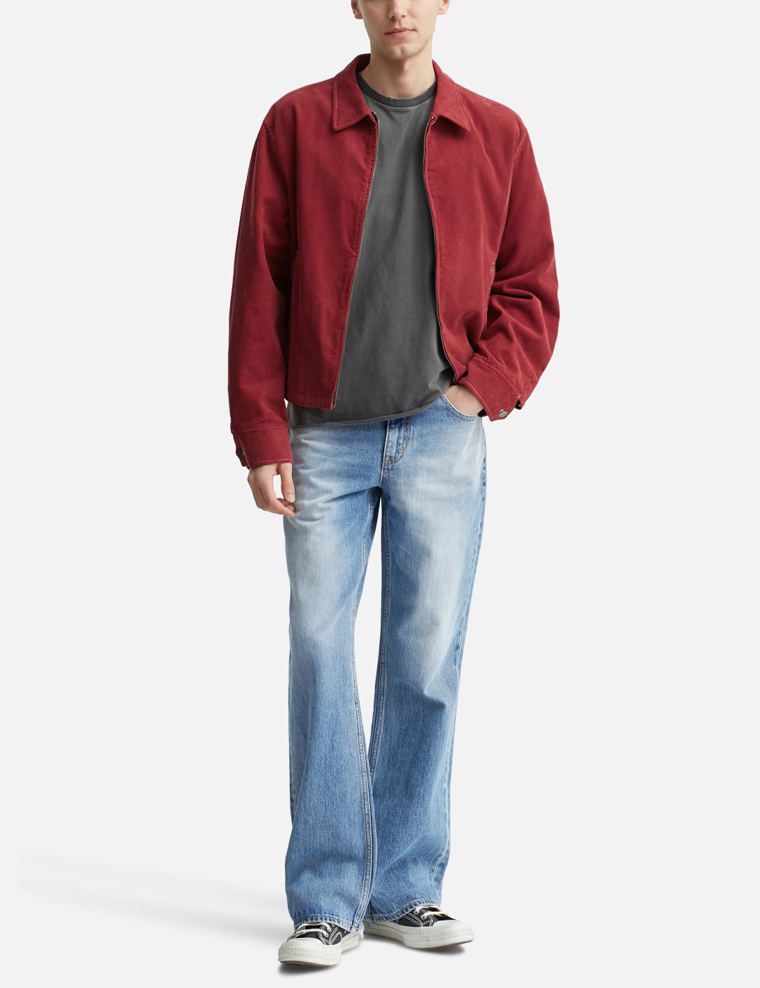 Garment Dyed Raw Edge T-Shirt view 15