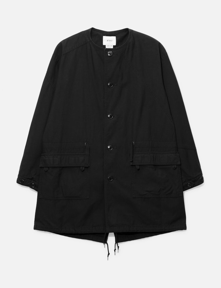 Wtaps Long Coat In Black