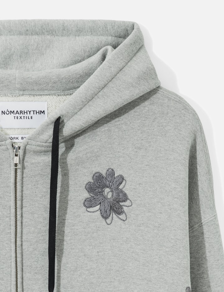 NÒMARHYTHM TEXTILE Flower Embroidery Hoodie