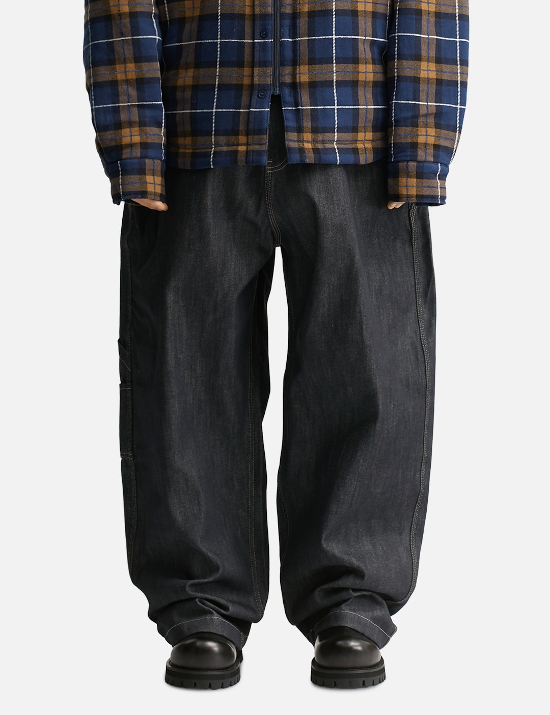Retro Baggy Denim Pants view 18