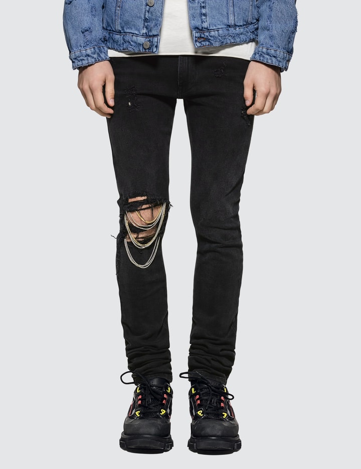 Johnny Distressed Skinny Jeans Placeholder Image