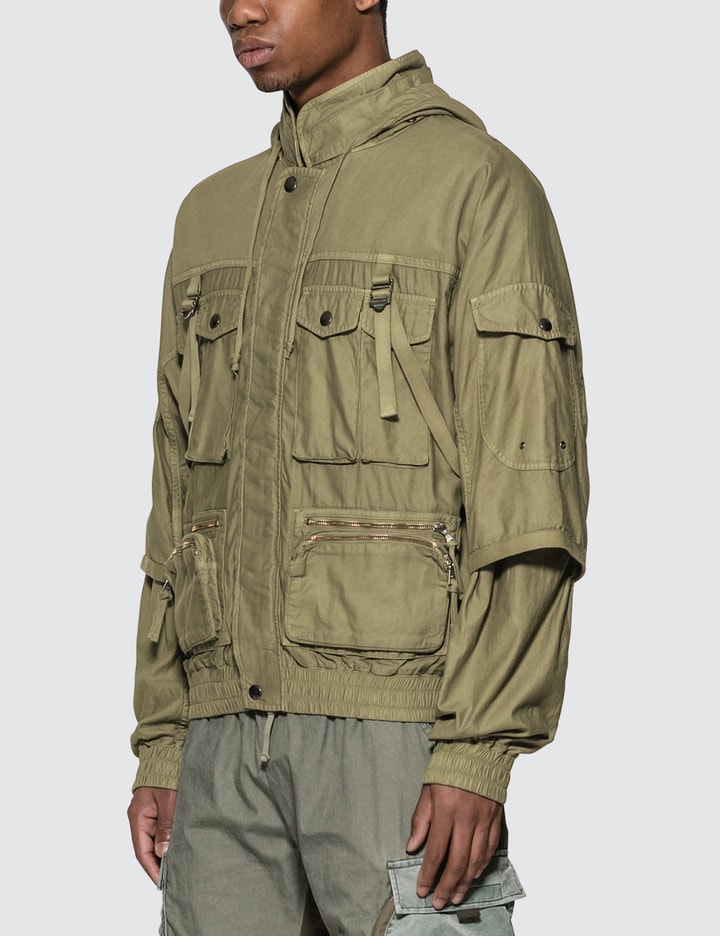 Back Sateen Canopy Bomber Jacket Placeholder Image