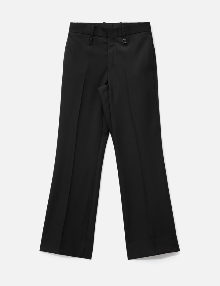 Wooyoungmi Black Semi-Wide Wool Pants