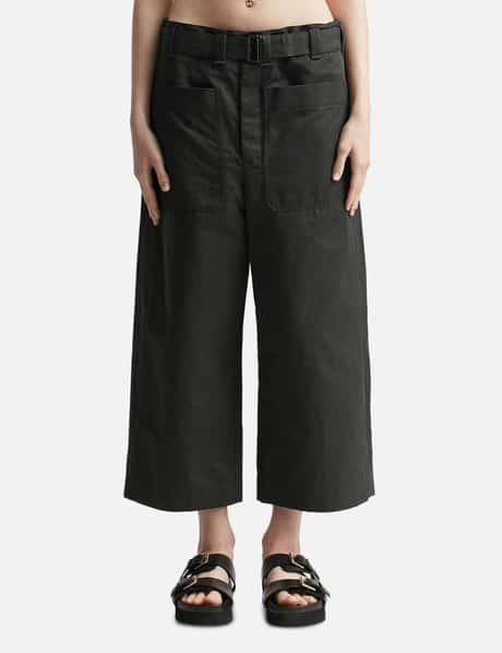 Lemaire Cropped Belted Pants