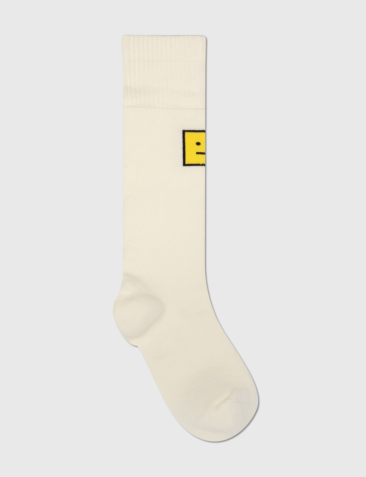 Evil Face Logo Knee Socks Placeholder Image
